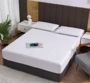 King Size Waterproof Mattress Protector, Quilted Cooling Fitted Bed Mattress ...