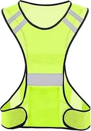 [Generic] Car Motorcycle Reflective Strip Clothing Emergency Reflective Vest for Safety Traffic High Visibility For Cycling Sports Vest