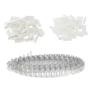 2.54mm Connector 9 Pin Male Female Header Right Angle Housing Crimp DIP 50 Set