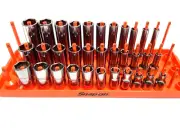 New Snap-on™ 3/8" drive 8 thru 19 mm 6-point Shallow Semideep Deep Socket Set