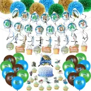 Outus 77 Pcs Gone Fishing Party Decorations Adult Fishing Birthday Party Decorat