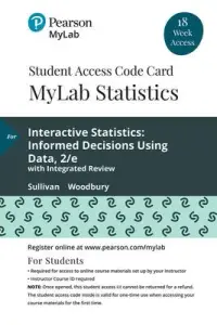 在飛比找博客來優惠-Mylab Statistics with Pearson 