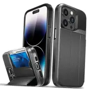 vCommute Wallet Case Compatible with Apple iPhone 14 Pro (6.1"-inch), Black