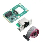 Mini PCIe RJ-45 Gigabit Network Card 8125B 1G Ethernet Port 1000Mbps High Speed