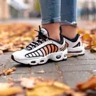 Nike W Air Max Tailwind IV Womans Trainer 9.5 White Black Red CJ7976 100