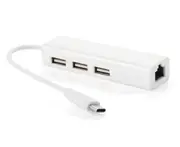 USB 3.1 Type-C Transfer Network Cable Hub 100M Free Drive HUB Network Card Type-c To RJ45