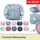 Portable Lazy Lady Drawstring Makeup Bag Travel Cosmetic Bag Pouch Organizer AU