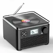 Bluetooth Rechargeable CD Player Portable Speakers Boombox FM Radio MP3 Disc USB TF Headphone Jack Audio Entertainment