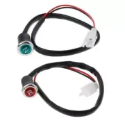 2Pcs Neutral Reverse Motorcycle N/R Light Indicator ATV Light Gear For 50cc