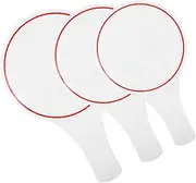 Tofficu Student White Boards 3pcs Mini Dry Erase Boards Scoreboard Voting Paddle Easy to Use and
