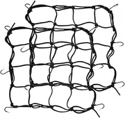 LIGHTAOTAO 2pcs Stretchable Motorcycle Cargo Net for Securing Helmets and Luggage Elastic Netting with Hooks for Fit Motorcycles and Capacity and Versatile Functionality