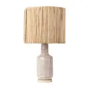 Varaluz 397T01B Takko 28" Tall Buffet Table Lamp - Apothecary Gold / Slate Brown