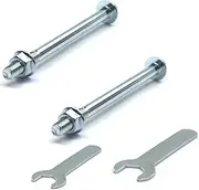 GuuYebe 2 PCS M8 Pit Bike Top and Bottom Engine Motor Mount Bolt Kit for 50CC 110CC 140CC 70CC 90CC ATV Dirt Quad Bikes,Grade 8 and Length 115mm for Chevy GMC Models, Pack of 2,Replace for 81101