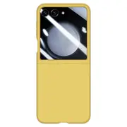 For Samsung Galaxy Z Flip5 5G PC Skin-touch Phone Case Anti-Scratch Cover with Small Screen Film