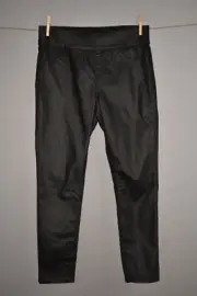 LAURIE FELT NEW $72 Eden Leatherette Leggings in Black XXS