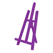 Jasart Tabletop Painting Colour Easel Drawing Canvas Holder Stand 29x40cm Purple