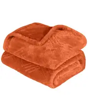 Superior Diamond Flannel Fleece Plush Ultra-Soft Throw