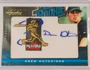 2012 Panini Rated Rookie DREW HUTCHISON Jumbo Patch Auto #98/299