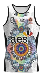 Indigenous All Stars Training Singlet Kids Size 8 Available NRL 23