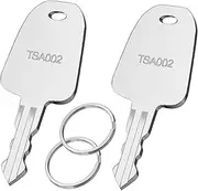 [KKwoter] 2PCS TSA Luggage Lock Key Set - TSA002 Master Key Compatible with Universal Approval for Suitcase Password Locks & TSA 002 Master Locks