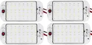12V Interior LED Lights with ON/Off Switch - 5W Daylight 500LM, Interior Lighting for Caravan Van Car, Truck，Motorhome Trailer Camper Boat - Pack of 4