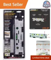 Versatile Magnetic Torpedo Laser Level - Precision, Durability, V-Groove Frame