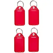 J.Burrows Key Tags Red 4 Pack