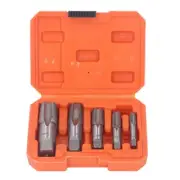 5 Piece NPT Pipe Tap Set Sizes Included 3/4 1/2 3/8 1/4 1/8inch Carbon Steel.