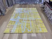 Persian oriental handmade knotted carpet Rug Modern Designer Contemporary Wool I