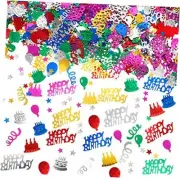 3000 Pieces Happy Birthday Confetti Birthday Cake Confetti Multi-color