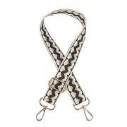 1.97" Wide Purse Strap, Adjustable Handbag Strap Replacement Coffee Wave