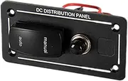 Bilge Pump Panel - Auto Bilge Pump Cut off Button - Automatic Shut off Device 12/24V for Boat Yacht Vessel, Manual Ship Disconnect Tool