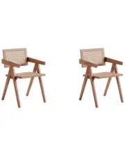 Manhattan Comfort Set of 2 Hamlet Dining Arm Chairs NoSize NoColor