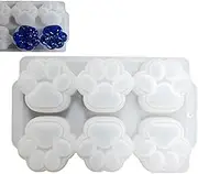 Cat Paw Mold | Silicone Mold for Ice Cubes - Six Lattice Design Making Mold for Ice Cubes, Cookies, Chocolate, Ice Cream, Soap