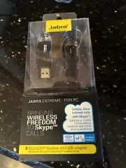 Jabra Extreme For PC Bluetooth Headset And USB Adapter NIB