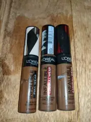 3 L'Oreal Makeup Infallible Full Wear Waterproof Matte Concealer 435 Coffee
