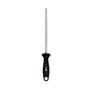 Zwilling 26cm Chromium Plated Sharpening Steel Kitchen Knife Blade Sharpener BLK