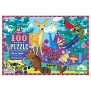 100pc eeBoo Jigsaw Puzzle Life on Earth 45x68cm Kids Educational Game 5+