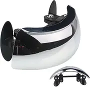Motorcycle Mirrors, 180 Degree Wide Angle Safety Rear View Mirror, Wind Screen Mount Blind Detection For Sport Bike Scooter Men Women Riding General