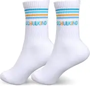 [HUKUMA] Schulkind Socks 27-32 Boys, School Socks Girls Gift, School Cone Filling Back to School, Gifts for Girls Boys