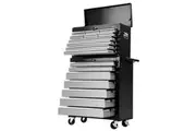 Giantz 17 Drawer Tool Box Cabinet Chest Trolley Toolbox Garage Storage Box Grey