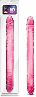 18 inch Double Dildo – Lesbian Sex Toys – Toys for Women - Adult Sex Toy – Double Penetration Toys (Pink)