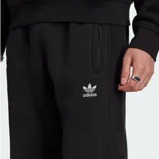 ADIDAS ORIGINALS 流行 復古 套裝 三葉 長袖帽T恤 黑 上衣II5790 褲子II5791