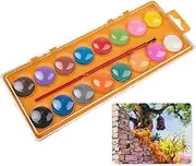Watercolor Set | Painting Set with Paintbrush - Watercolor Painting Set with Paint Brushes for Kids and Adults, 16 Colors Drawing Art Set