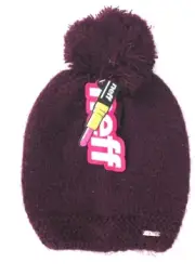NEFF Women's Sydney Pom Knit Beanie Port New