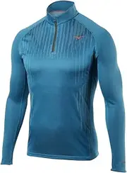 [Mizuno] Running Men's Breath Thermo Double Knit Half Zip Top