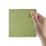 Grass Green Hardcover Sketchbook Square Hardbound Sketch Journal 4.7 x 4.7 In...