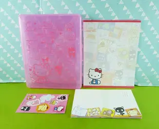 【震撼精品百貨】Hello Kitty 凱蒂貓~信紙組-附盒-三麗鷗家族圖案