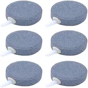 6 Pcs Air Stone, 1.6 Inch Cylinder Airstones Diffuser, Fish Tank Bubbling Release Aerator, Hydroponics Air Pump Aquarium Air Pump Fish Tank Aerator Diffuser Hydroponics Cylinder