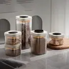 Plastic Airtight Food Storage Containers Pantry Organization